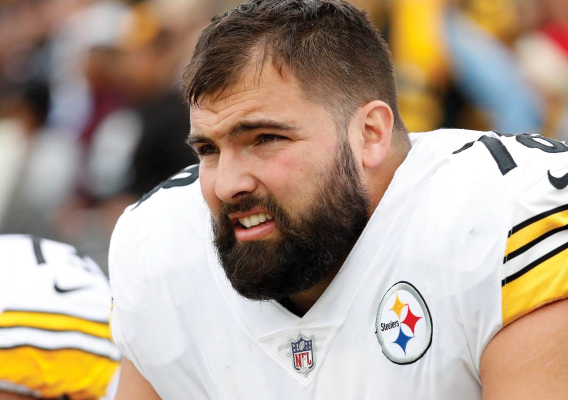 Postindustrial, Alejandro Villanueva would like to discuss geopolitics. by Carmen Gentile Photo Greg Trott via Associated Press