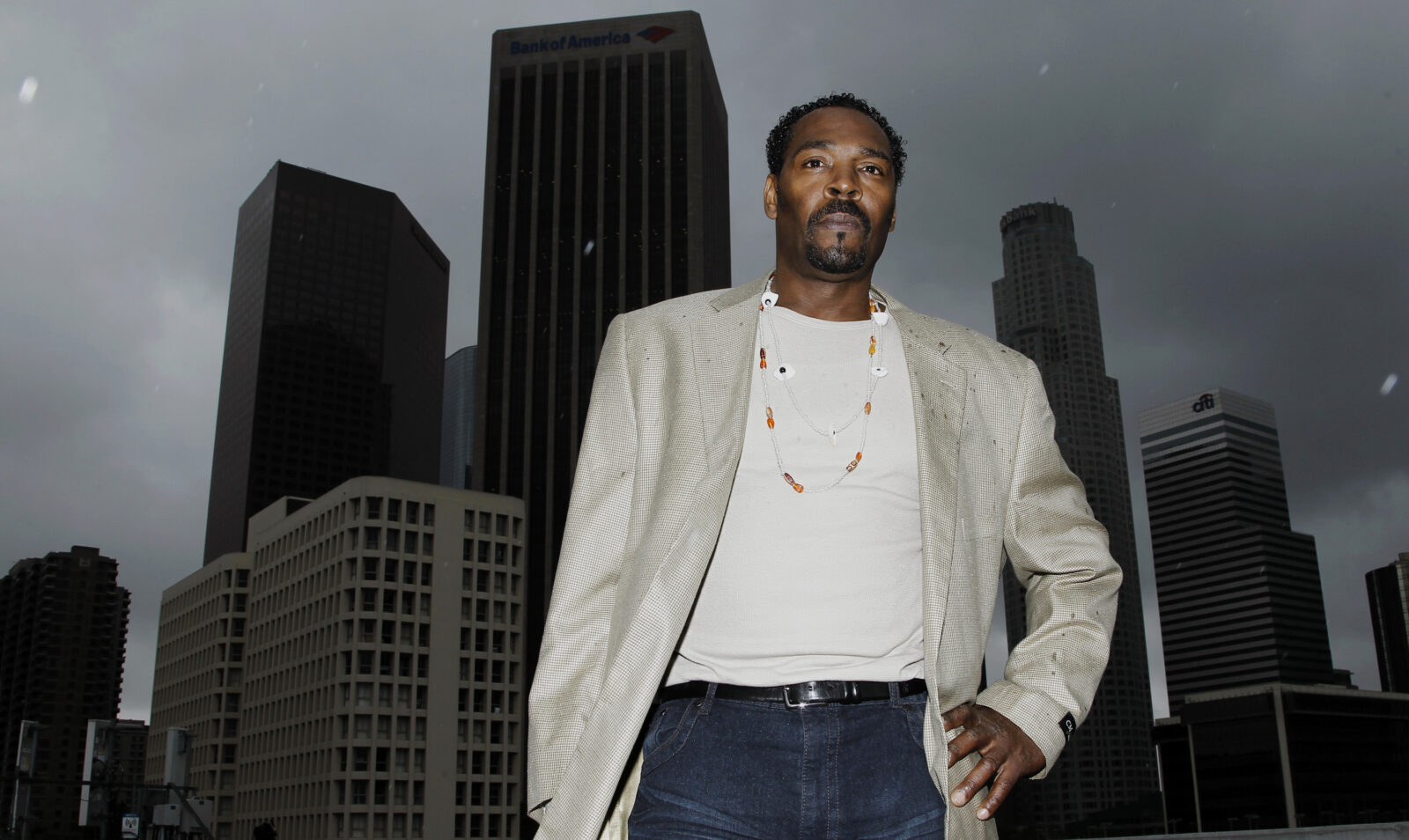 Rodney King in Los Angeles in 2012. King was beaten bloody by the Los Angeles Police Department in 1991. As a response, Congress passed legislation which empowered the U.S. Justice Department to investigate police agencies and press for local reforms. (AP Photo/Matt Sayles)