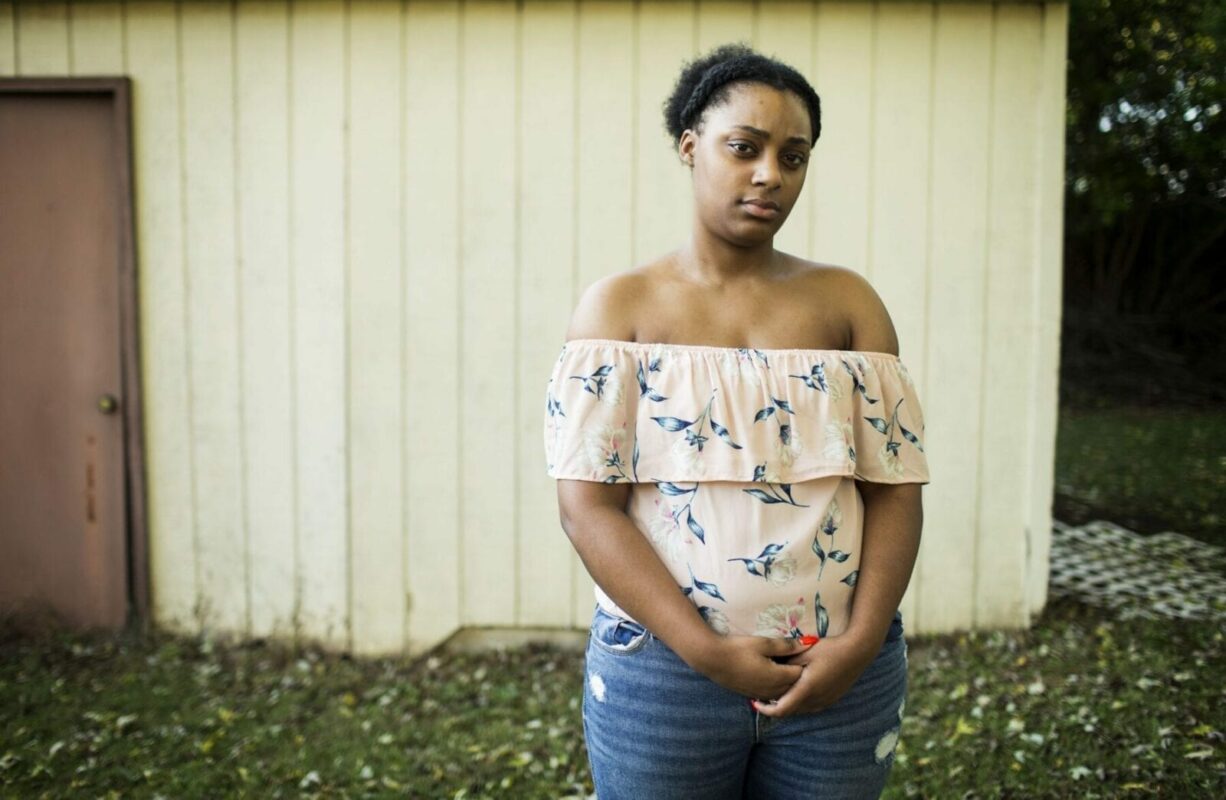 Ada Bailor, a student at Indiana University of Pennsylvania, said the "campus doesn’t allow Black students to feel safe." (Sean Simmers / PennLive for Spotlight PA)