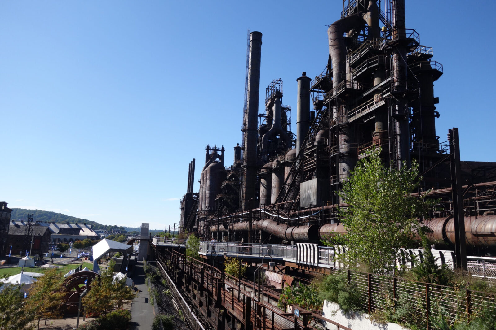Bethlehem Steel in Bethlehem, Pa., was converted into the 10-acre SteelStacks campus, which hosts concerts, festivals, and other community events. (Wirestock images)