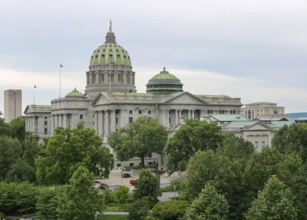 The Pennsylvania legislature spent $203 million from 2017 through 2020 just to feed, house, transport, and provide rental offices and other perks for lawmakers and their staffs. See the lawmakers who tallied more than $100,000 in expenses during that time. (KALIM BHATTI / The Philadelphia Inquirer)