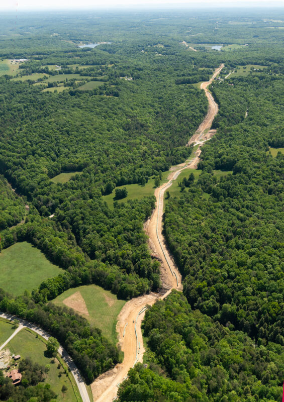 Ridgeline Expansion Pipeline construction
