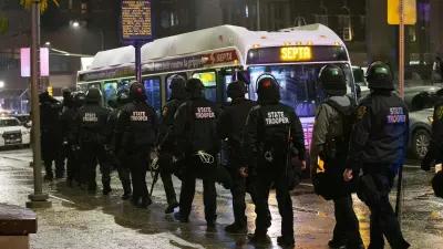 The decision to exclude Pennsylvania State Police comes after a year dominated by police brutality protests and a harder look within law enforcement agencies across the country at how they interact with Black and brown communities. (CHARLES FOX / Philadelphia Inquirer)