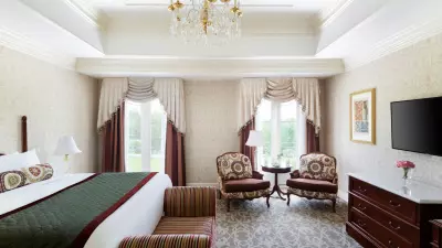 A room at Chateau LaFayette at Nemacolin Woodlands Resort, where House and Senate Republicans will gather in the coming weeks for their retreats.