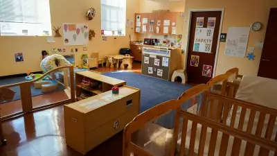 Kym Ramsey had to close the infant room at her Montgomery County child care facility because of a staffing shortage. THOMAS HENGGE / Staff Photographer